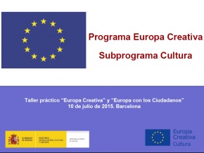 Presentació Europa Creativa Cultura - #EuropeCalls Cultura - Taller de projectes de cooperació europea
