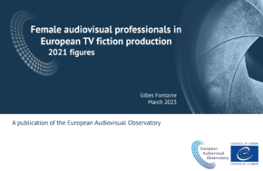 Dones professionals de l'audiovisual en la producció de ficció televisiva europea: xifres de 2021