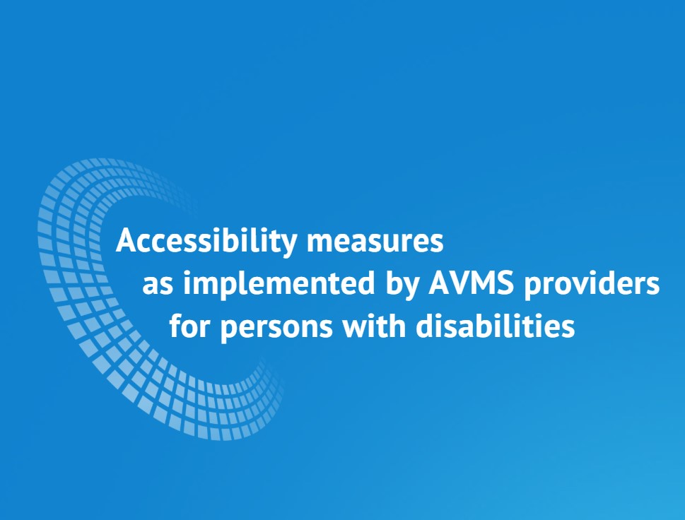 Mesures d'accessibilitat implementades pels proveïdors d'AVMS per a persones amb discapacitat