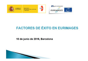#EuropeCalls - Presentació: Factors d'èxits a Eurimages, a càrrec de Pablo Pérez de Lema