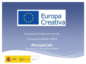 #EuropeCalls Europa Creativa Cultura - Suport als projectes de traducció literària