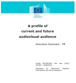 Resum executiu estudi: Perfil sobre l'actual i futura audiència cinematogràfica (en francès)