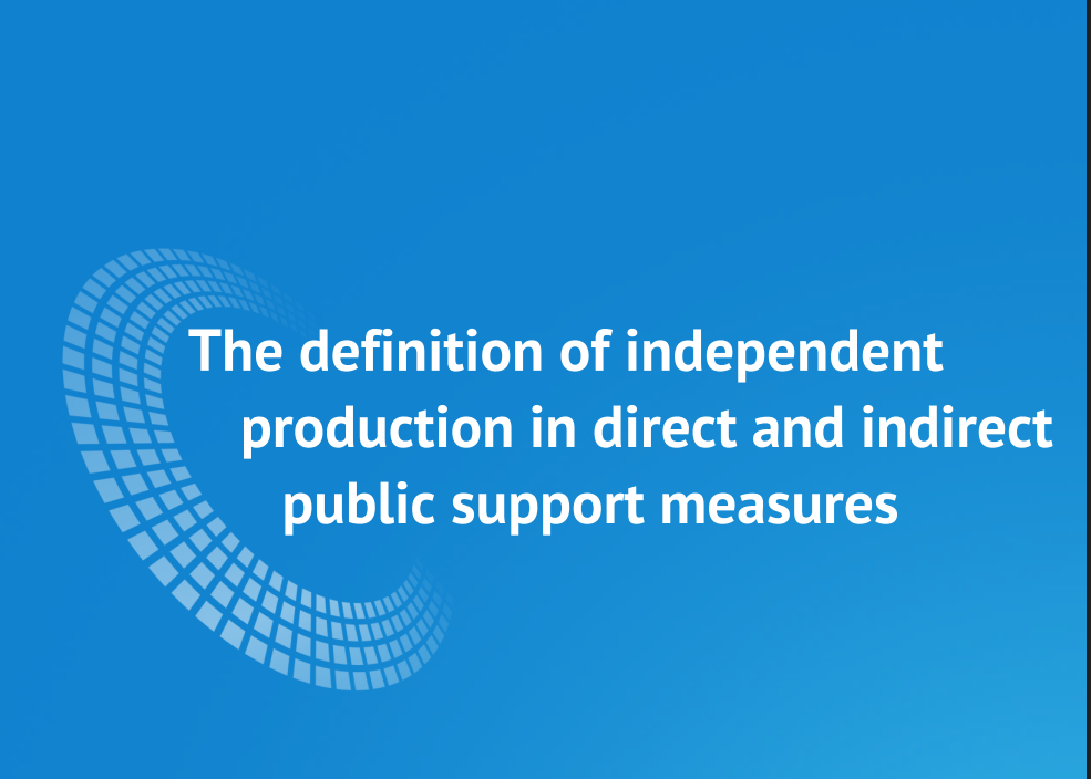 La definició de producció independent en mesures de suport públic directe i indirecte