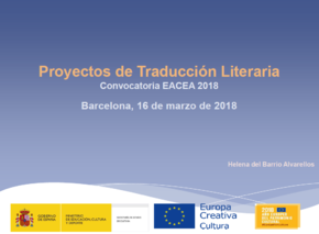 #EuropeCalls Europa Creativa Cultura - Suport als projectes de traducció literària