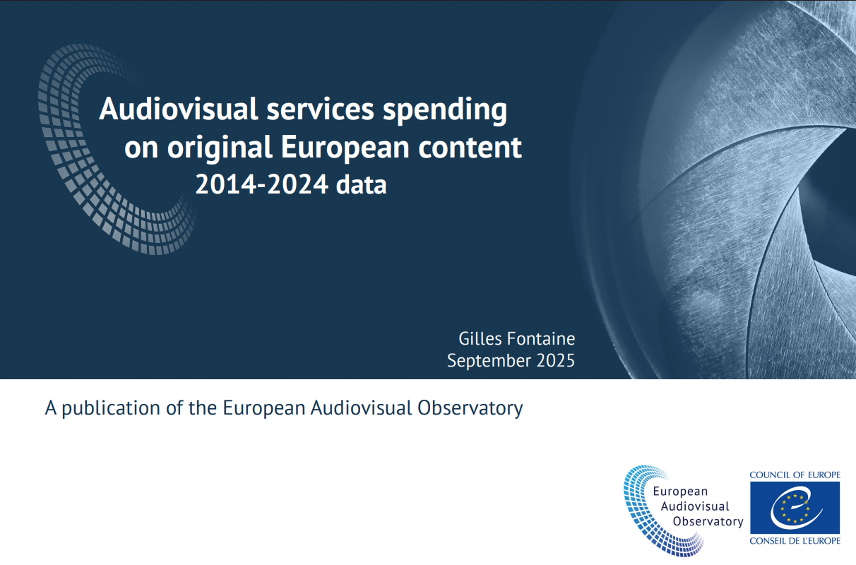 Despesa dels serveis audiovisuals en contingut original europeu: dades 2014-2024