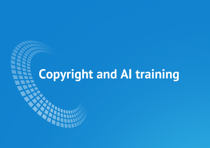 Copyright and AI training