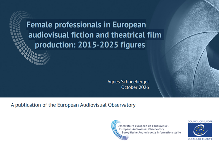 Dones professionals en la ficció audiovisual i la producció cinematogràfica europees: xifres del període 2015-2025